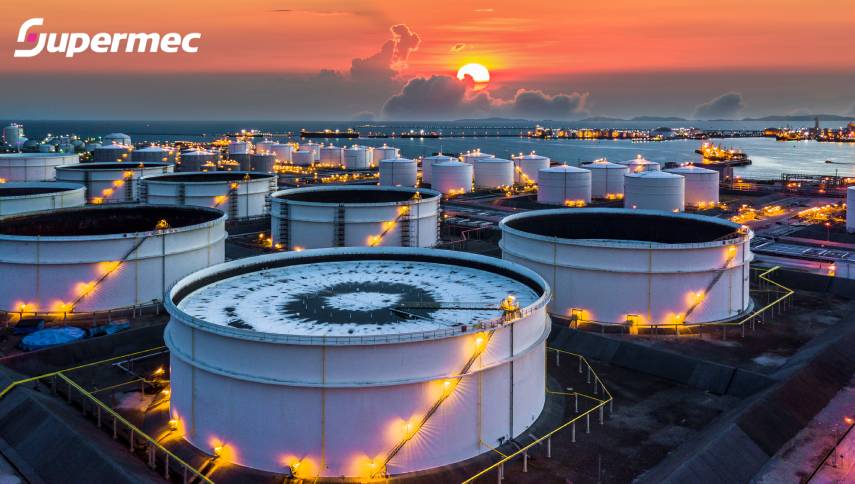 Oil and gas refineries-Explosion-proof light fittings